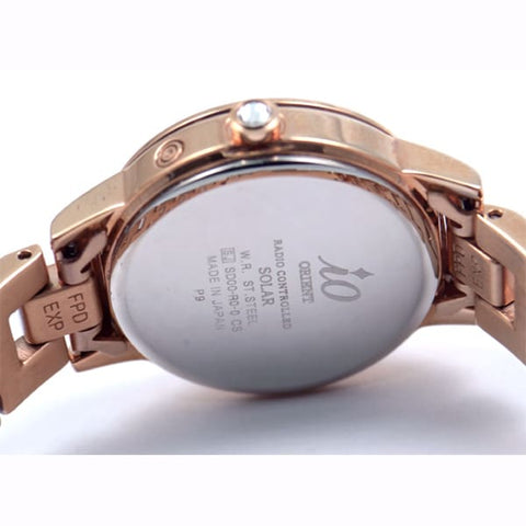 ORIENT WI0041SD Elegant Solar Powered Ladies Watch with Stunning Mother of Pearl Dial and Durable Stainless Steel Band