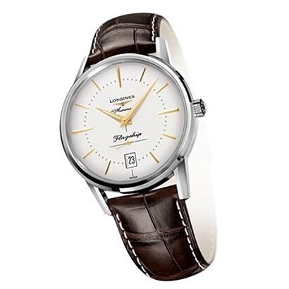 Longines L4.795.4.78.2 Elegant Ladies Heritage Watch with Swiss Automatic Movement, Sapphire Crystal and Classic Design for Timeless Style