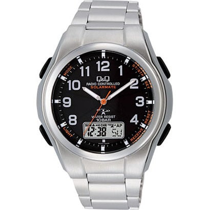 CITIZEN MD02 205 Men's Solar Radio Controlled Watch with Eco Drive Technology, Sleek Design, and Water Resistance for Everyday Use