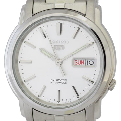 SEIKO SNKK65K1 Watch - Men's 5 Automatic Movement Stainless Steel Bracelet Water Resistant Classic Watch