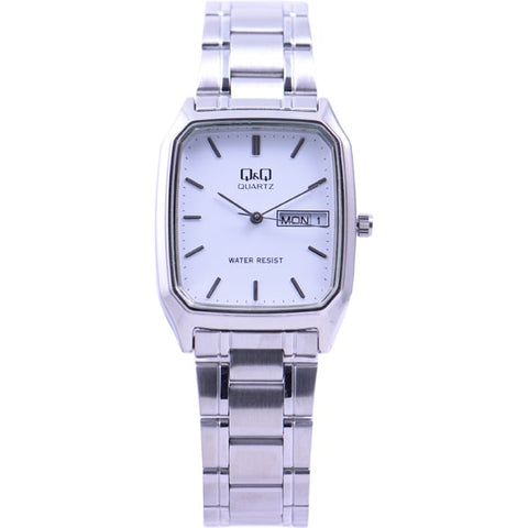 CITIZEN A182 201 Men's Analog Watch with Eco Drive Technology, Sleek Stainless Steel Design, Water Resistant and Elegant Black Dial