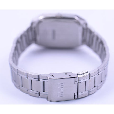 CITIZEN A182 201 Men's Analog Watch with Eco Drive Technology, Sleek Stainless Steel Design, Water Resistant and Elegant Black Dial