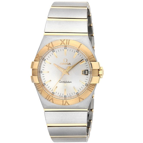 OMEGA 123.20.35.60.02.002 OMEGA Constellation 5-Year Warranty Silver - Luxury Swiss Watch for Men
