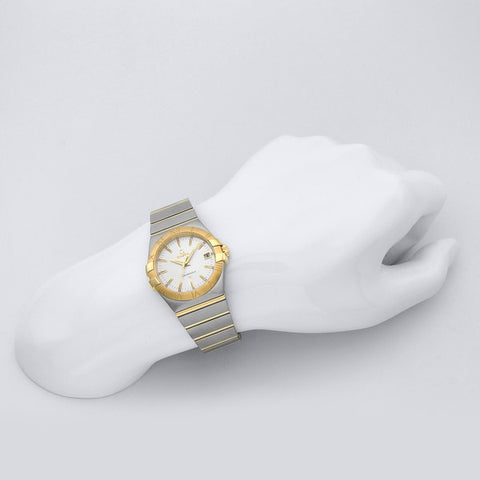 OMEGA 123.20.35.60.02.002 OMEGA Constellation 5-Year Warranty Silver - Luxury Swiss Watch for Men