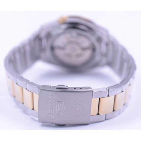 SEIKO SNKE04J1 Watch - Men's 5 Combi Bracelet Water Resistant Automatic Movement Watch with Date Function (Image 5)