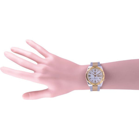 SEIKO SNKE04J1 Watch - Men's 5 Combi Bracelet Water Resistant Automatic Movement Watch with Date Function (Image 6)