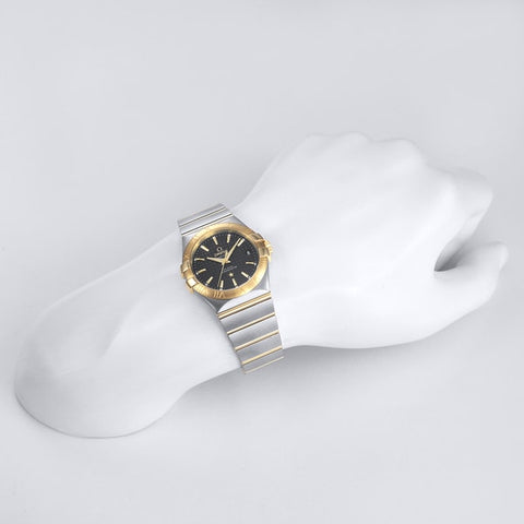 OMEGA 123.20.35.20.01.002 Men's Constellation CO AXIAL Automatic Luxury Watch Swiss Made Elegant Design Water Resistant