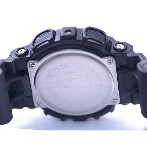 CASIO GA 100CF 1AJF Men's Camouflage Dial Watch with Durable Resin Band, Water Resistant Design, LED Light and Shock Resistant Features for Everyday Adventure