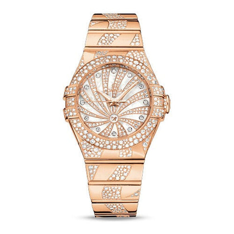 OMEGA 123.55.31.20.55.008 Ladies Constellation CO AXIAL Automatic Watch with Elegant Design, Sapphire Crystal, and Precision Movement