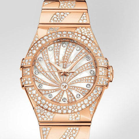 OMEGA 123.55.31.20.55.008 Ladies Constellation CO AXIAL Automatic Watch with Elegant Design, Sapphire Crystal, and Precision Movement