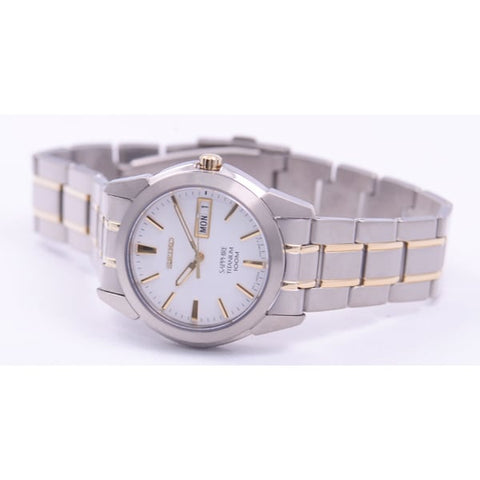 SEIKO SGG733P1 Watch - Men's Quartz Combination Bracelet Water Resistant 10BAR Sapphire Crystal Stylish Watch (Image 3)