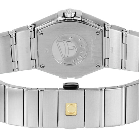 OMEGA 123.15.27.60.55.005 Ladies Constellation Quartz Swiss Luxury Watch with Elegant Design and Date Function