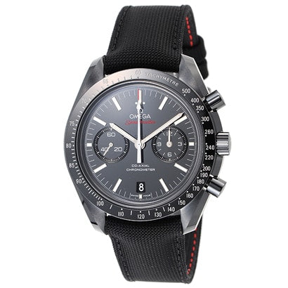 OMEGA 311.92.44.51.01.003 Men's Speedmaster MOONWATCH The Dark Side of the Moon Automatic Watch with Ceramic Case, Chronograph Function, and Elegant Design
