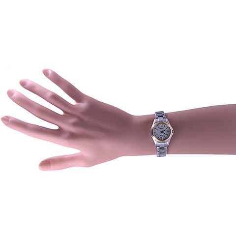 SEIKO SWCW098 Ladies EXCELINE Solar Radio Controlled Watch with Elegant Design, Eco Friendly Solar Power, and Precision Timekeeping