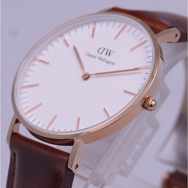 Daniel Wellington DW00100035 Watch - Classic 36 St Mawes R WH (Image 9)