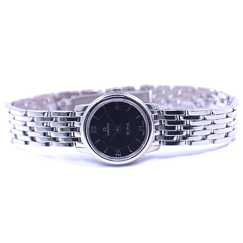 OMEGA 424.10.24.60.01.001 Ladies De Ville Prestige Quartz Watch with 5 Year Warranty Elegant Design and Timeless Style
