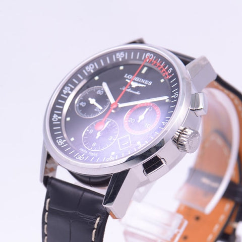 Longines L4.754.4.52.4 Men's Heritage Automatic Watch with Elegant Design, Swiss Movement, and Water Resistance for Timeless Style