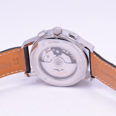 Longines L4.754.4.52.4 Men's Heritage Automatic Watch with Elegant Design, Swiss Movement, and Water Resistance for Timeless Style