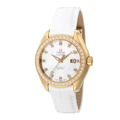 OMEGA 231.58.34.20.55.001 OMEGA Seamaster Aqua Terra 5-Year Warranty White - Luxury Swiss Watch for Men