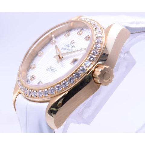 OMEGA 231.58.34.20.55.001 OMEGA Seamaster Aqua Terra 5-Year Warranty White - Luxury Swiss Watch for Men