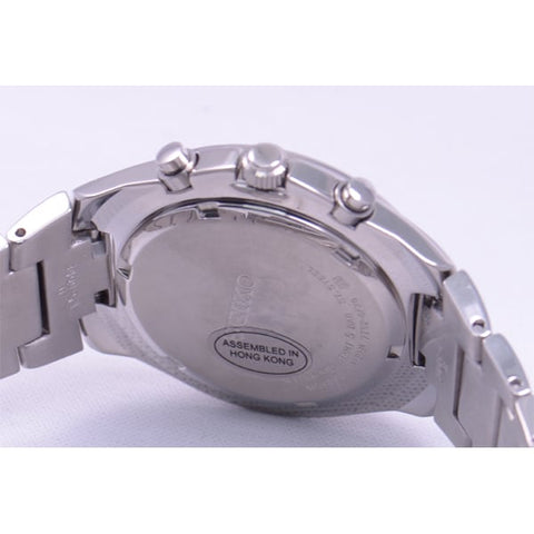 SEIKO SNDA97 Watch - Men's 5 Chrono Stainless Steel Bracelet 50M Water Resistant Stopwatch Watch (Image 4)