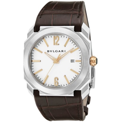 BVLGARI BGO41WSLD Watch - Octo 2-Year Warranty [Parallel Import] White