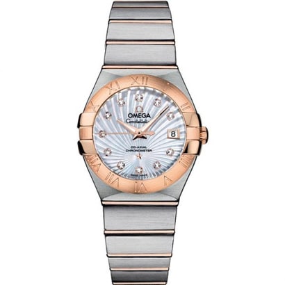OMEGA 123.20.27.20.55.002 Ladies Constellation CO AXIAL Automatic Watch with 5 Year Warranty Elegant Design and Precision Craftsmanship