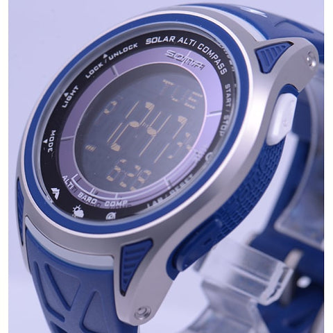 SEIKO NS24702 Men's Ride ONE SOLAR ALTI COMPASS Solar Powered Water Resistant Digital Watch with Altimeter and Compass