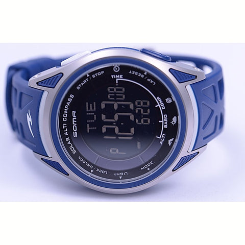 SEIKO NS24702 Men's Ride ONE SOLAR ALTI COMPASS Solar Powered Water Resistant Digital Watch with Altimeter and Compass