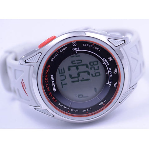 SEIKO NS24703 Men's Ride ONE SOLAR ALTI COMPASS Solar Powered Water Resistant Digital Watch with Altimeter and Compass