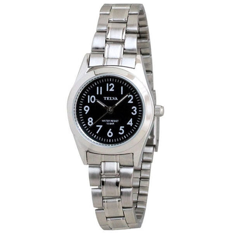 CLEVER TE AL010 BKS Elegant Ladies Watch with Stylish Black Leather Strap, Water Resistant Design and Quartz Movement for Timeless Sophistication