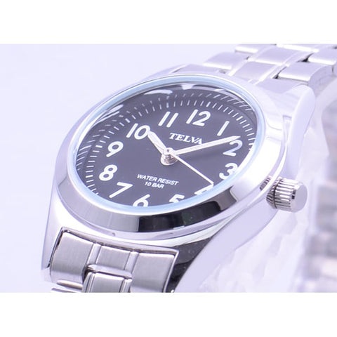 CLEVER TE AL010 BKS Elegant Ladies Watch with Stylish Black Leather Strap, Water Resistant Design and Quartz Movement for Timeless Sophistication