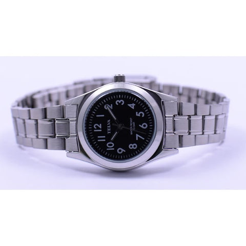 CLEVER TE AL010 BKS Elegant Ladies Watch with Stylish Black Leather Strap, Water Resistant Design and Quartz Movement for Timeless Sophistication