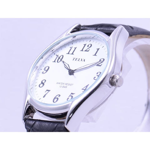 CLEVER TE AM008 WTS Stylish Men's Watch with Durable Stainless Steel, Water Resistant Design, Elegant Chronograph Features and Comfortable Leather Strap