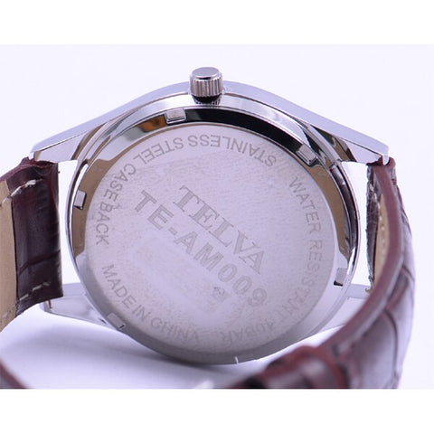 CLEVER TE AM009 WTS Stylish Men's Watch with Durable Stainless Steel, Water Resistance, Elegant Design and Precision Quartz Movement