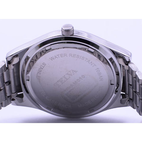 CLEVER TE AM010 BKS Stylish Men's Watch with Durable Stainless Steel, Water Resistant Design, Elegant Black Dial and Comfortable Leather Band