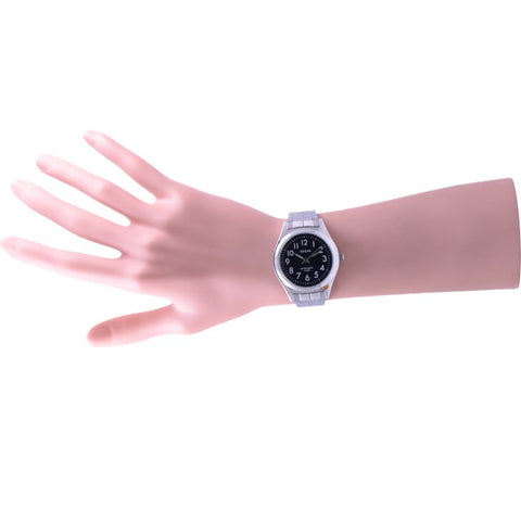 CLEVER TE AM010 BKS Stylish Men's Watch with Durable Stainless Steel, Water Resistant Design, Elegant Black Dial and Comfortable Leather Band