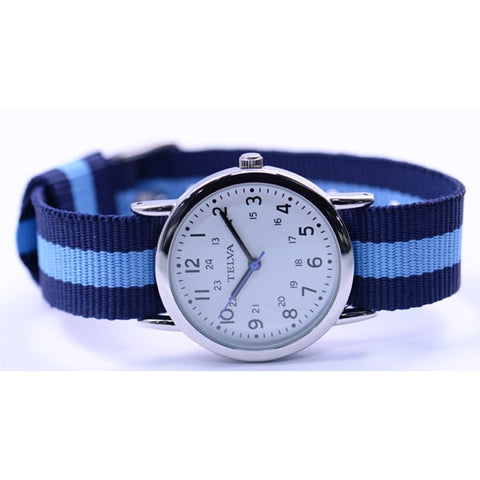 CLEVER TE AM042 NVS Stylish Men's Watch with Durable Stainless Steel, Water Resistant Design, and Elegant Blue Dial for Everyday Wear