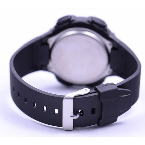 CLEVER TE D053 BK Stylish Digital Watch with Waterproof Design, LED Backlight, Alarm Function, and Sleek Black Finish