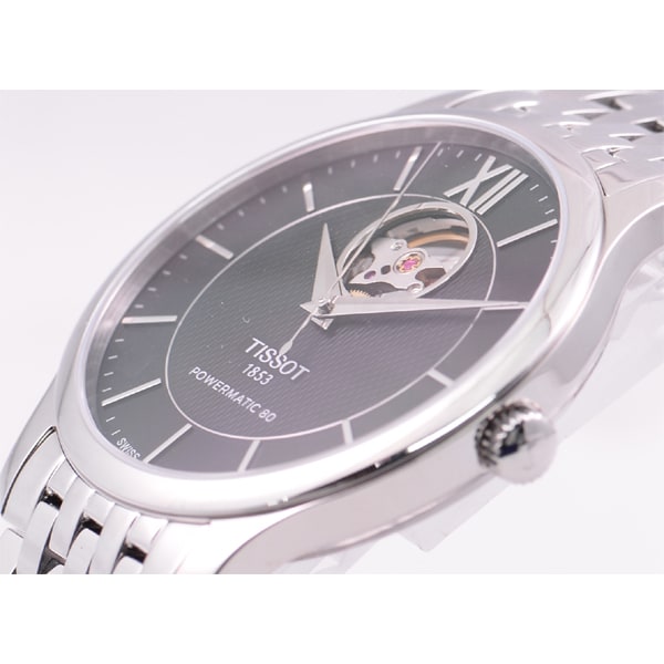 TISSOT T0639071105800 Watch - Tradition Powermatic 80 Open Heart （TRADITION POWERMATIC 80 OPEN HEART） [Parallel Import] (Imag