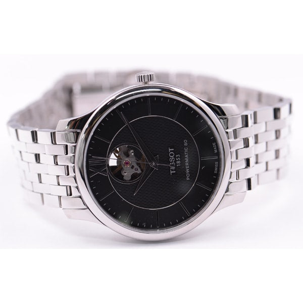 TISSOT T0639071105800 Watch - Tradition Powermatic 80 Open Heart （TRADITION POWERMATIC 80 OPEN HEART） [Parallel Import] (Imag