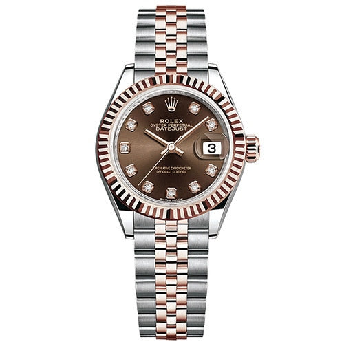ROLEX 279171G Watch - ROLEX Datejust 28 BRN 5-Link Bracelet Chocolate - Luxury Swiss Watch [Parallel Import]