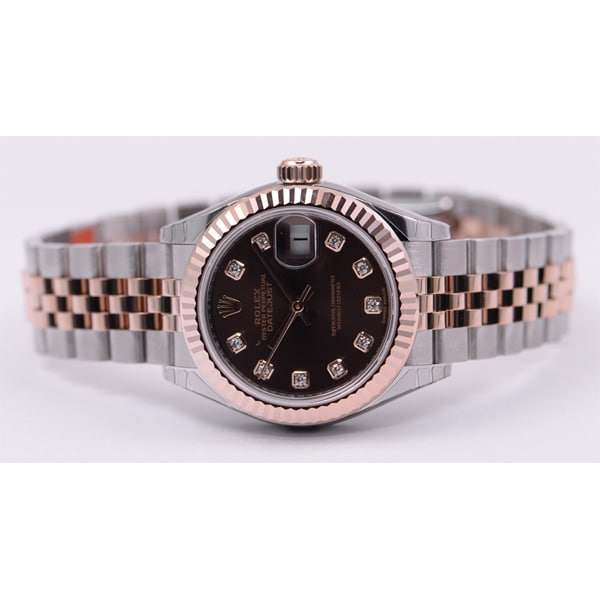 ROLEX 279171G Watch - ROLEX Datejust 28 BRN 5-Link Bracelet Chocolate - Luxury Swiss Watch [Parallel Import] (Image 3)