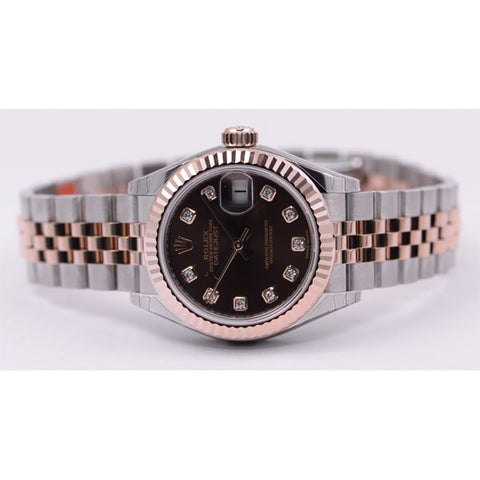 ROLEX 279171G Watch - ROLEX Datejust 28 BRN 5-Link Bracelet Chocolate - Luxury Swiss Watch [Parallel Import] (Image 3)