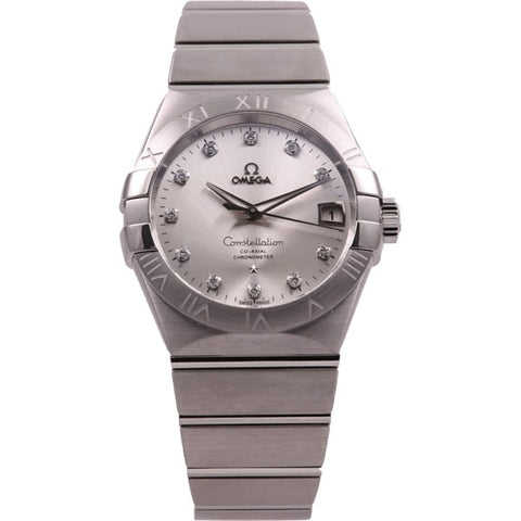 OMEGA 123.10.38.21.52.001 OMEGA Constellation 5-Year Warranty Silver - 38mm Stainless Steel Co-Axial Chronometer [Parallel Import]