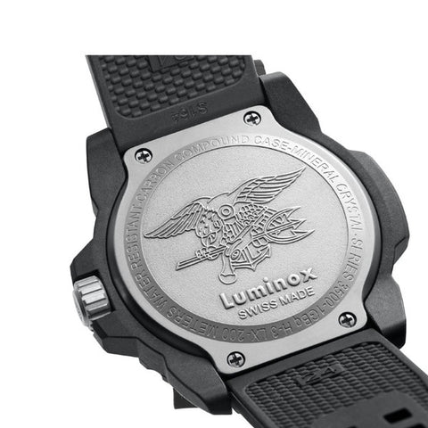 LUMINOX 3501.BO Watch - Navy SEAL BKOUT QT Rubber Watch | Durable & Water-Resistant Timepiece (Image 3)