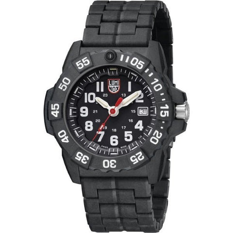 LUMINOX 3502 Watch - Navy SEAL BK QT Carbon Belt [Parallel Import] (Image 2)
