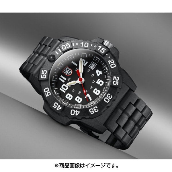 LUMINOX 3502 Watch - Navy SEAL BK QT Carbon Belt [Parallel Import] (Image 4)