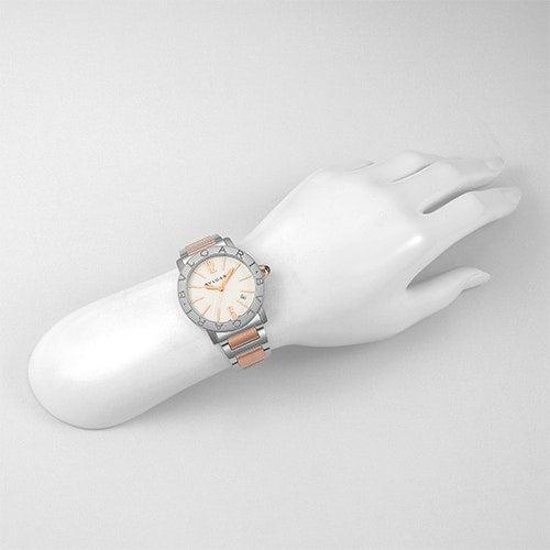BVLGARI BBL37WSSPGD Watch - BVLGARI Bvlgari 2-Year Warranty White Watch - Luxury Timepiece for Men and Women (Image 4)