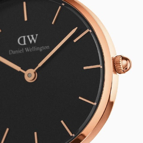 Daniel Wellington DW00100217 Watch - Daniel Wellington PETITE MELROSE 28mm Rose Gold Watch - Elegant Women's Timepiece (Image
